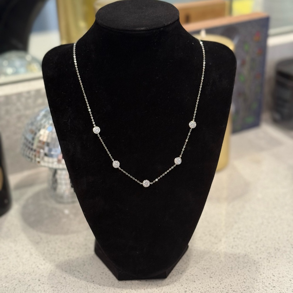 Moissanite necklace
